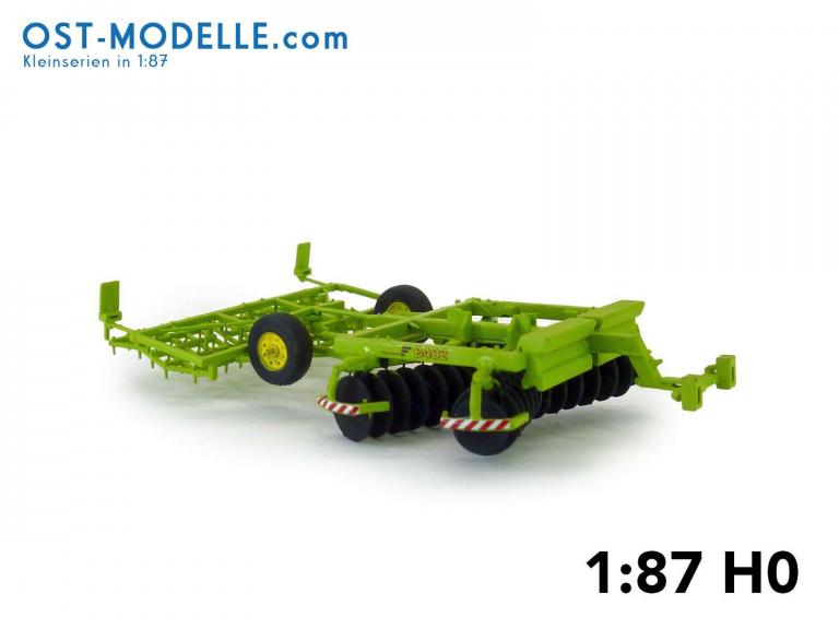 Preview: Scheibenegge Fortschritt B402 Transportstellung grün neu